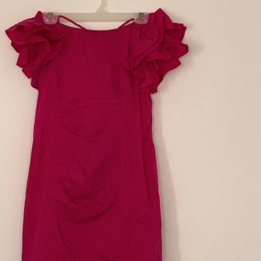 Pink mini dress